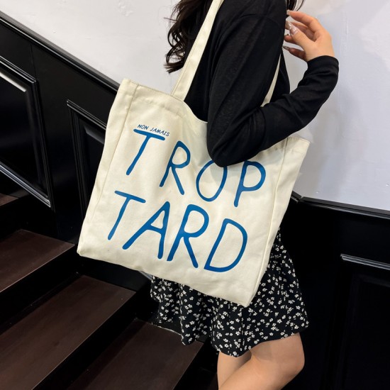 Wholesale Korean version fashionable letter hand-held tote bags for women, 2025 summer new large-capacity single-shoulder bags, trendy underarm bags Wholesale Korean version fashionable letter hand-held tote bags for women, 2025 summer new large-capacity single-shoulder bags, trendy underarm bags