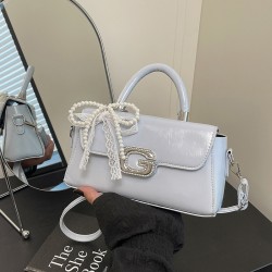 Wholesale Korean version light luxury hand-held small square bags, women's bags, 2025 summer new fashion lock button single-shoulder bags, commuting crossbody bags