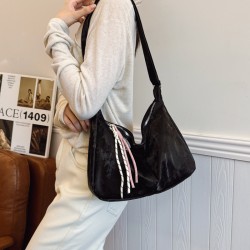 This year's popular women's bag 2025, versatile new large-capacity single-shoulder crossbody bag, fashionable and trendy tote bag