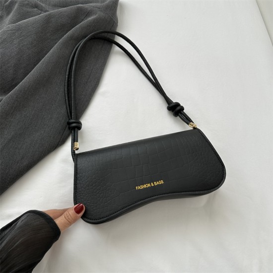 ins niche quality underarm bag 2023 summer solid color PU small square bag Stylish commuting single-shoulder crossbody bag hand-held bag