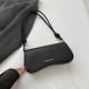 ins niche quality underarm bag 2023 summer solid color PU small square bag Stylish commuting single-shoulder crossbody bag hand-held bag