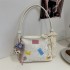 Wholesale fashionable and cute cartoon hand-held small square bags for women, 2025 spring new sweet style single-shoulder bags and trendy crossbody bags