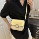 Wholesale fashionable lock button small square women's bags, 2025 summer new style chic light luxury single-shoulder bags, versatile crossbody bags for commuting Wholesale fashionable lock button small square women's bags, 2025 summer new style chic light luxury single-shoulder bags, versatile crossbody bags for commuting