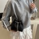 Wholesale Korean-style simple hand-held bucket bags for women, 2025 summer new woven single-shoulder bags, trendy chain crossbody bags Wholesale Korean-style simple hand-held bucket bags for women, 2025 summer new woven single-shoulder bags, trendy chain crossbody bags