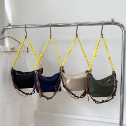 Wholesale Japanese minimalist style hand-held gold coin bags, women's bags, 2025 summer new fashion single-shoulder bags, and trendy crossbody bags