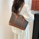Wholesale light luxury and fashionable portable tote bags for women, 2025 summer new checkered versatile single-shoulder bags, and commuter underarm bags Wholesale light luxury and fashionable portable tote bags for women, 2025 summer new checkered versatile single-shoulder bags, and commuter underarm bags