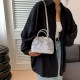 Trendy and fashionable patterned single-shoulder crossbody bags for women, 2023 Summer new simple hand-held shell bags