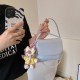 Wholesale Korean-style simple hand-held small square bags for women, 2025 summer new light luxury and fashionable single-shoulder bags for commuting crossbody bags