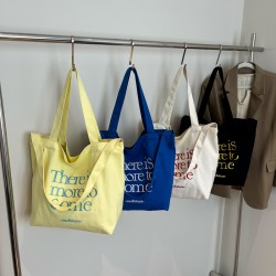 Wholesale fashionable embroidered letter hand-held tote bags, women's bags, 2025 summer new large-capacity single-shoulder bags, trendy crossbody bags