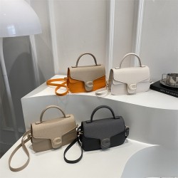 Wholesale Korean version light luxury hand-held small square bags for women, 2025 summer new fashionable and trendy single-shoulder bags for commuting crossbody bags