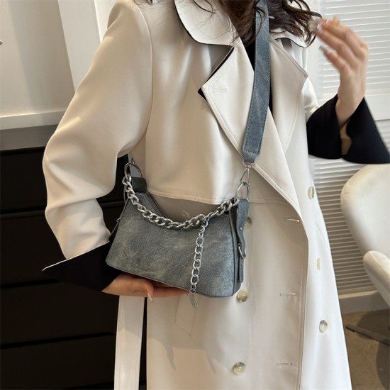 2023 Autumn and winter new simple chain underarm single-shoulder bag for women, fashionable single-shoulder crossbody bag 2023 Autumn and winter new simple chain underarm single-shoulder bag for women, fashionable single-shoulder crossbody bag
