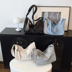 This year's popular women's bag 2025, versatile new large-capacity single-shoulder crossbody bag, fashionable and trendy tote bag