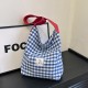 Wholesale summer trendy, fashionable, fresh and large-capacity tote bags for women in 2024, the latest plaid underarm single-shoulder bags Wholesale summer trendy, fashionable, fresh and large-capacity tote bags for women in 2024, the latest plaid underarm single-shoulder bags