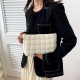 Wholesale large-capacity clutch bags for women in winter 2023, versatile and high-end, niche diamond-patterned embroidered small square bags Wholesale large-capacity clutch bags for women in winter 2023, versatile and high-end, niche diamond-patterned embroidered small square bags