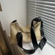 Large-capacity women's bags, 2024 summer new styles, fashionable and simple, color-blocking straw woven bucket bags, handbags, and single-shoulder bags