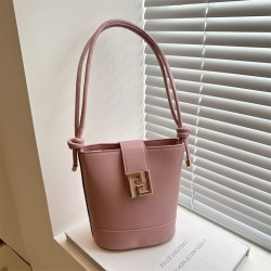Wholesale fashionable hand-held bucket bags, women's bags, 2025 spring new styles, light luxury and stylish single-shoulder bags, internet-famous and trendy crossbody bags