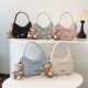 A niche and high-quality handbag for women in the summer of 2025, featuring a fresh and sweet bow bow single-shoulder bag for commuting and crossbody underarm bag A niche and high-quality handbag for women in the summer of 2025, featuring a fresh and sweet bow bow single-shoulder bag for commuting and crossbody underarm bag