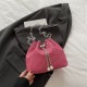 Wholesale Korean-style simple hand-held bucket bags for women, 2025 summer new woven single-shoulder bags, trendy chain crossbody bags Wholesale Korean-style simple hand-held bucket bags for women, 2025 summer new woven single-shoulder bags, trendy chain crossbody bags