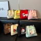 Wholesale fresh and sweet small square women's bags, 2025 summer new style cute cartoon single-shoulder bags, embroidered versatile crossbody bags Wholesale fresh and sweet small square women's bags, 2025 summer new style cute cartoon single-shoulder bags, embroidered versatile crossbody bags