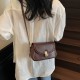 Retro small handbags for women in summer 2025, trendy and simple small square bags, stylish and versatile single-shoulder crossbody bags