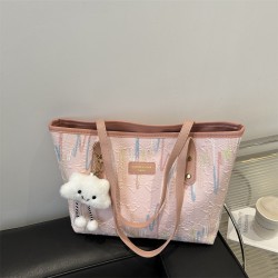 Autumn women's versatile tote bags, 2024 new casual single-shoulder bags, and this year's popular soft bags wholesale