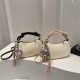 Wholesale fresh and fashionable contrasting color hand-held small square bags for women, 2025 spring new light luxury single-shoulder bags for commuting crossbody bags Wholesale fresh and fashionable contrasting color hand-held small square bags for women, 2025 spring new light luxury single-shoulder bags for commuting crossbody bags