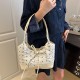 Wholesale Korean-style bow tie hand-held small handbags for women, 2025 summer new light luxury single-shoulder bags, trendy underarm bags Wholesale Korean-style bow tie hand-held small handbags for women, 2025 summer new light luxury single-shoulder bags, trendy underarm bags