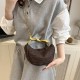 Wholesale niche design straw woven hand-held ingots, women's bags, 2025 summer new chain single-shoulder bags, versatile crossbody bags