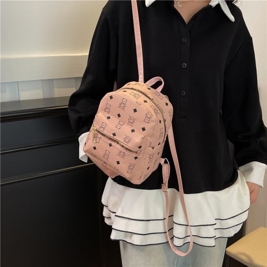 This year's popular fashion portable backpacks, women's bags, 2025 summer new styles, light luxury and stylish student bags, single-shoulder bags wholesale