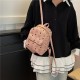 This year's popular fashion portable backpacks, women's bags, 2025 summer new styles, light luxury and stylish student bags, single-shoulder bags wholesale