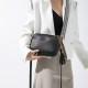 Cross-border popular casual new fashion, small square bag, women's 2023 winter embroidered double shoulder strap, single shoulder crossbody bag