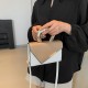 French niche design bright handle handbag for women, 2024 summer new fashion color-blocking single-shoulder bag, commuting crossbody bag