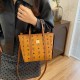 The new 2024 autumn and winter women's light luxury texture hand-held tote bag is a fashionable and high-end single-shoulder bag and a trendy commuting crossbody bag