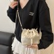 New Chinese-style bucket bag, 2025 summer new embroidered ancient-style handbag, Hanfu accessories, crossbody single-shoulder bag New Chinese-style bucket bag, 2025 summer new embroidered ancient-style handbag, Hanfu accessories, crossbody single-shoulder bag