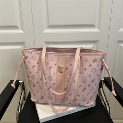 Wholesale of fashionable printed patchwork hand-held tote bags for women in Spring 2025, large-capacity single-shoulder bags and trendy underarm bags