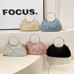 High-end dinner bag, women's bag, 2025 summer new style, new Chinese-style handbag, stylish and versatile, single-shoulder crossbody bag
