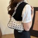 Wholesale Korean-style pleated hand-held small square bags for women, 2025 summer new checkered versatile single-shoulder bags, commuter underarm bags Wholesale Korean-style pleated hand-held small square bags for women, 2025 summer new checkered versatile single-shoulder bags, commuter underarm bags