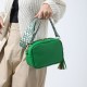 New popular litchi pattern double-shoulder strap single-shoulder crossbody bag for women in 2023 winter, versatile small square bag