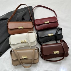 French niche quality single-shoulder bag, 2023 winter fashion, simple underarm bag, commuter carry, crossbody women's bag
