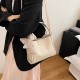 Retro bucket bag, women's bag, 2025 summer new trendy and fashionable large-capacity tote bag, commuter single-shoulder crossbody bag