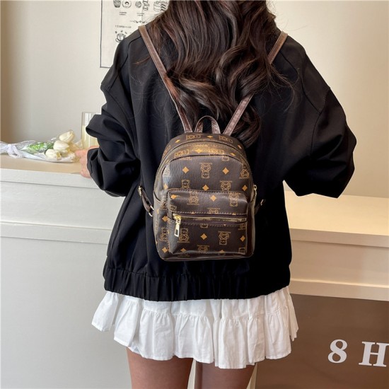 This year's popular fashion portable backpacks, women's bags, 2025 summer new styles, light luxury and stylish student bags, single-shoulder bags wholesale