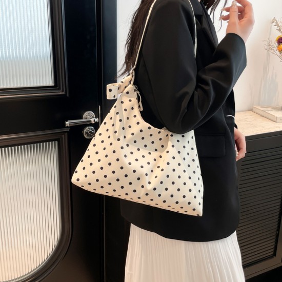 Wholesale Korean-style fashionable and fresh hand-held tote bags for women, 2025 spring new large-capacity single-shoulder bags, and trendy crossbody bags