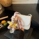 Wholesale Korean-style simple hand-held small square bags for women, 2025 summer new light luxury and fashionable single-shoulder bags for commuting crossbody bags