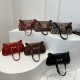 This year's trendy leopard print hand-held small bags, women's bags, 2025 spring new light luxury single-shoulder bags and underarm bags wholesale