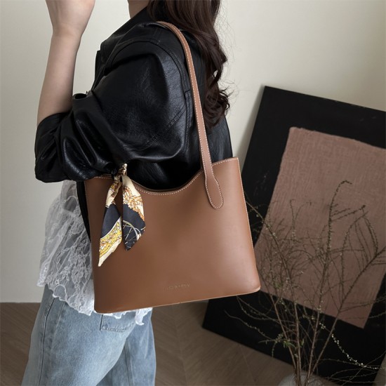 Wholesale silk scarves, bow tie hand-held tote bags, women's bags, 2025 summer new large-capacity single-shoulder bags, commuter underarm bags Wholesale silk scarves, bow tie hand-held tote bags, women's bags, 2025 summer new large-capacity single-shoulder bags, commuter underarm bags