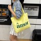Wholesale fashionable lettered tote bags for women in summer 2025, large-capacity single-shoulder bags, trendy and versatile underarm bags Wholesale fashionable lettered tote bags for women in summer 2025, large-capacity single-shoulder bags, trendy and versatile underarm bags