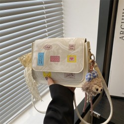 Wholesale Korean-style artistic and simple small square women's bags, 2025 summer new niche light luxury single-shoulder bags, and commuting crossbody bags
