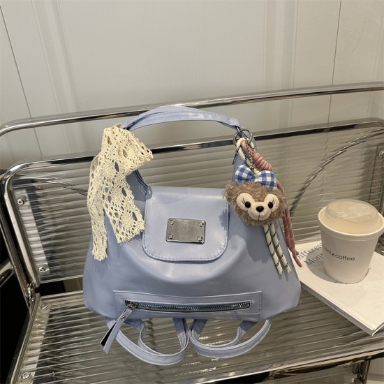 Wholesale Korean-style simple hand-held small square bags for women, 2025 summer new light luxury single-shoulder bags, multi-functional backpacks Wholesale Korean-style simple hand-held small square bags for women, 2025 summer new light luxury single-shoulder bags, multi-functional backpacks