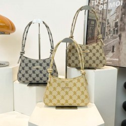 Wholesale Korean retro checkered hand-held small square bags for women, 2025 summer new light luxury single-shoulder bags for commuting crossbody bags
