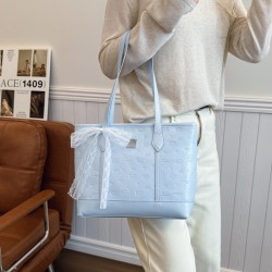 Korean-style sweet and sweet women's bag, 2025 summer new large-capacity tote bag, versatile commuting single-shoulder underarm bag